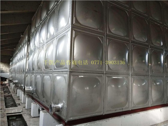 千凯南宁东盟文化博览园800立方不锈钢水箱2