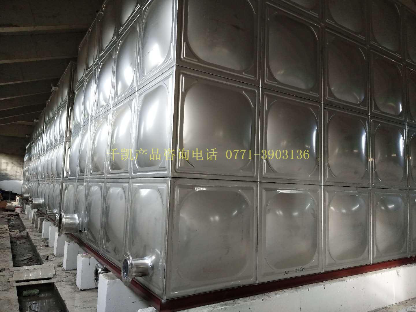 千凯南宁东盟文化博览园800立方不锈钢水箱2
